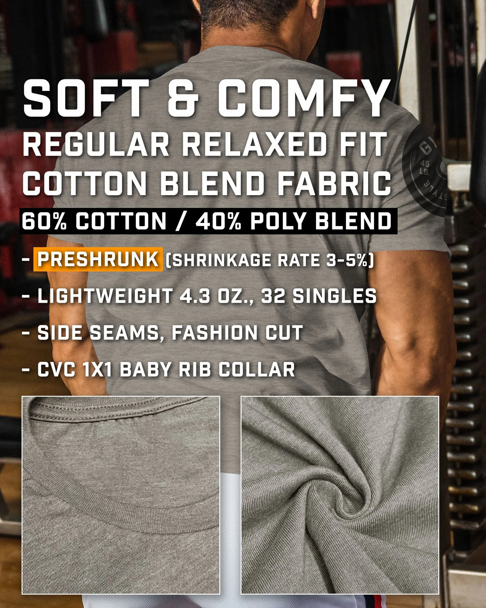 087. Rest At The End  Funny Workout Gym T-Shirts for Men