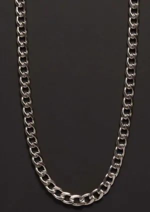 5mm Stainless Steel Curb Chain Necklace