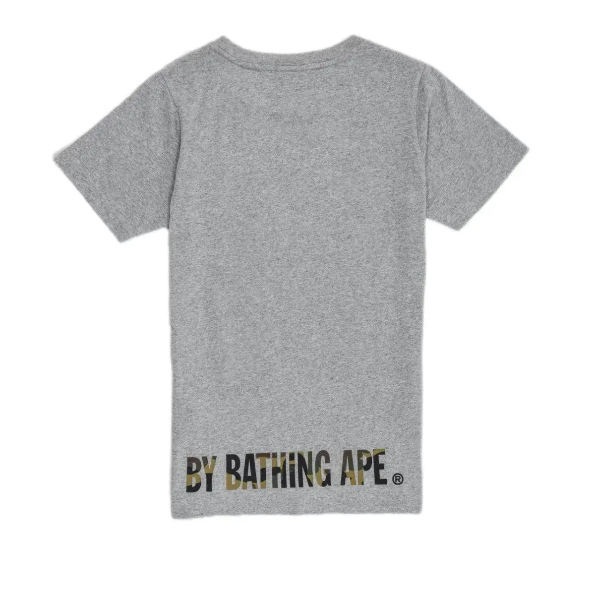 A BATHING APE CAMO COLLEGE TEE  (S)