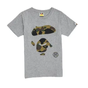 A BATHING APE CAMO COLLEGE TEE  (S)