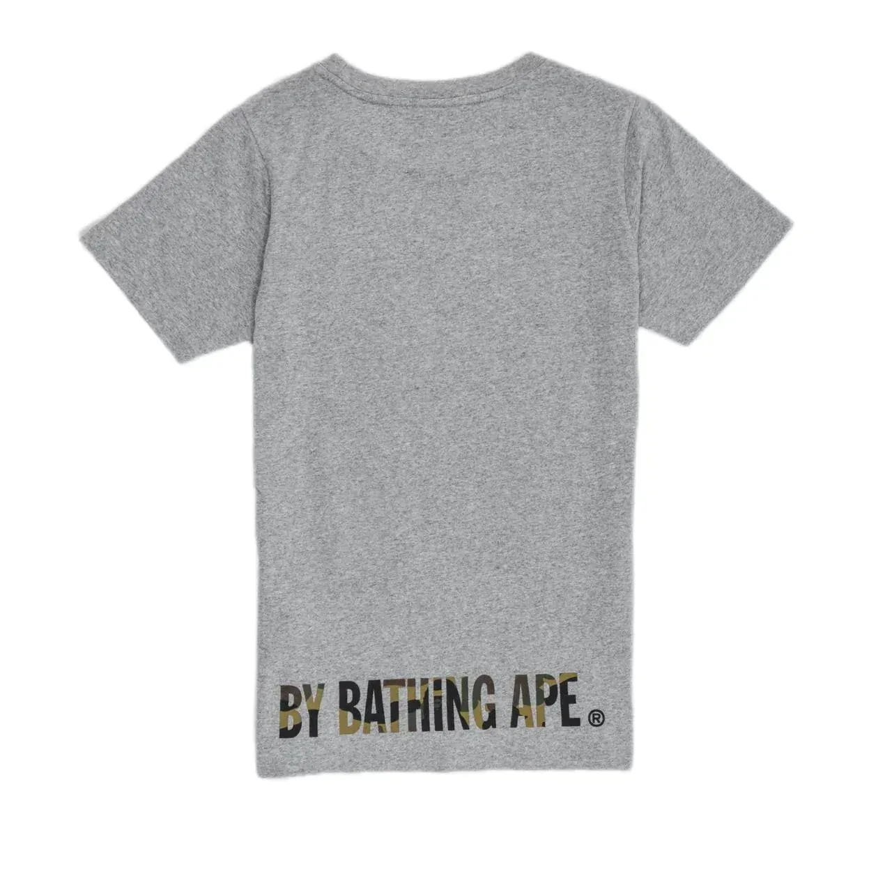 A BATHING APE CAMO COLLEGE TEE  (S)