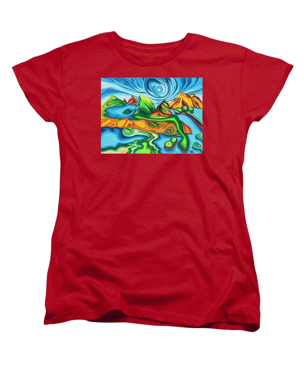 Abstract Golf Holes - Women's T-Shirt (Standard Fit)