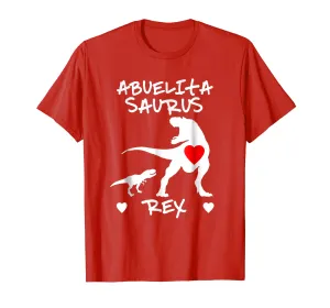 Abuelita Saurus T Rex Dinosaur T Shirt Mother Day Gift