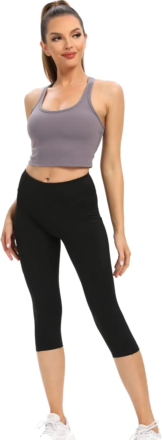 adorence Leggings for Women with Pockets (Soft, High Waist & Opaque)- Yoga Pants, Workout Leggings for Women