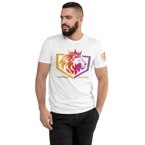 Astonix Crowned Lion" Men's T-shirt - Snug Fitted Style