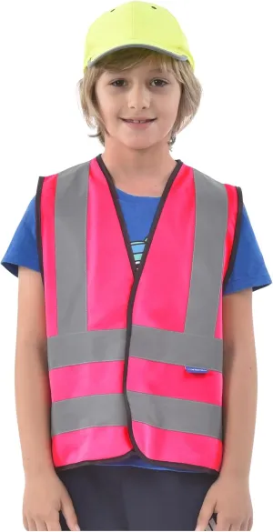 AYKRM Kids High visibility viz vest hi vis viz reflective safety vests