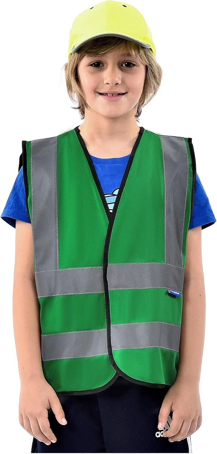 AYKRM Kids High visibility viz vest hi vis viz reflective safety vests