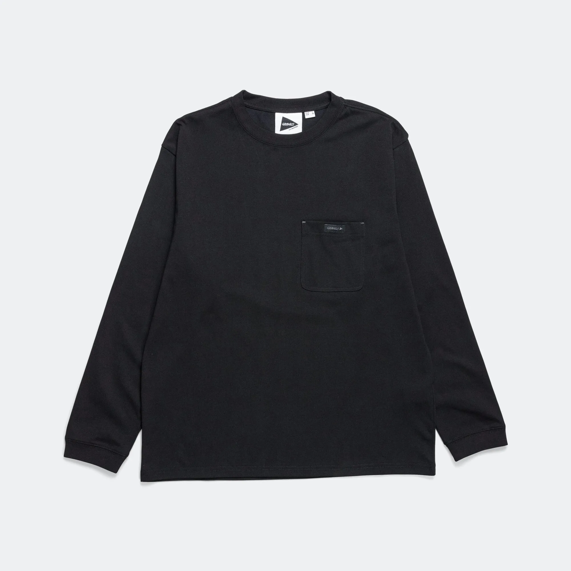 Backprint L/S Tee x and wander - Black