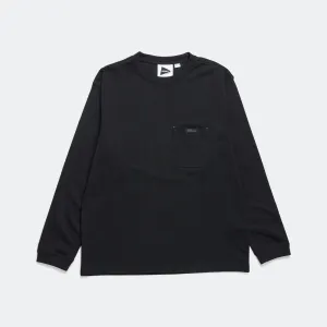 Backprint L/S Tee x and wander - Black