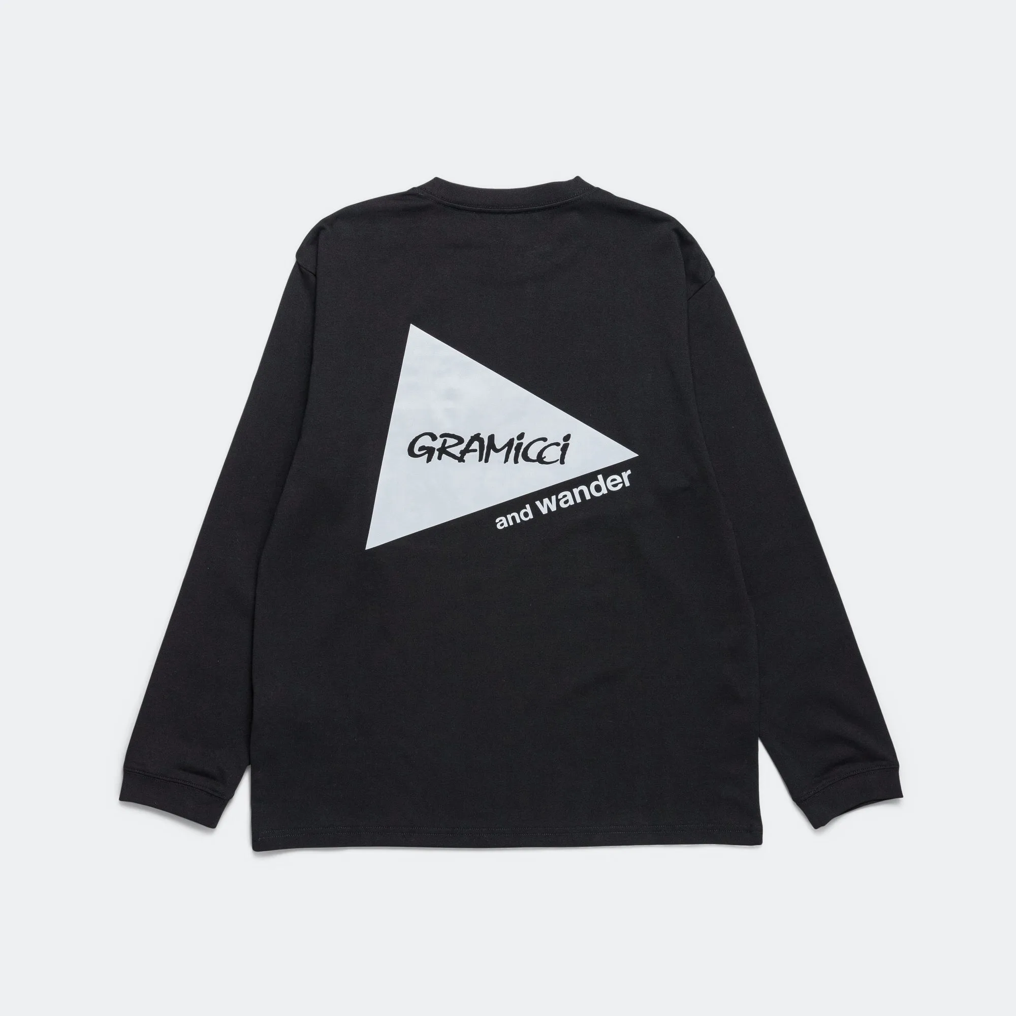 Backprint L/S Tee x and wander - Black