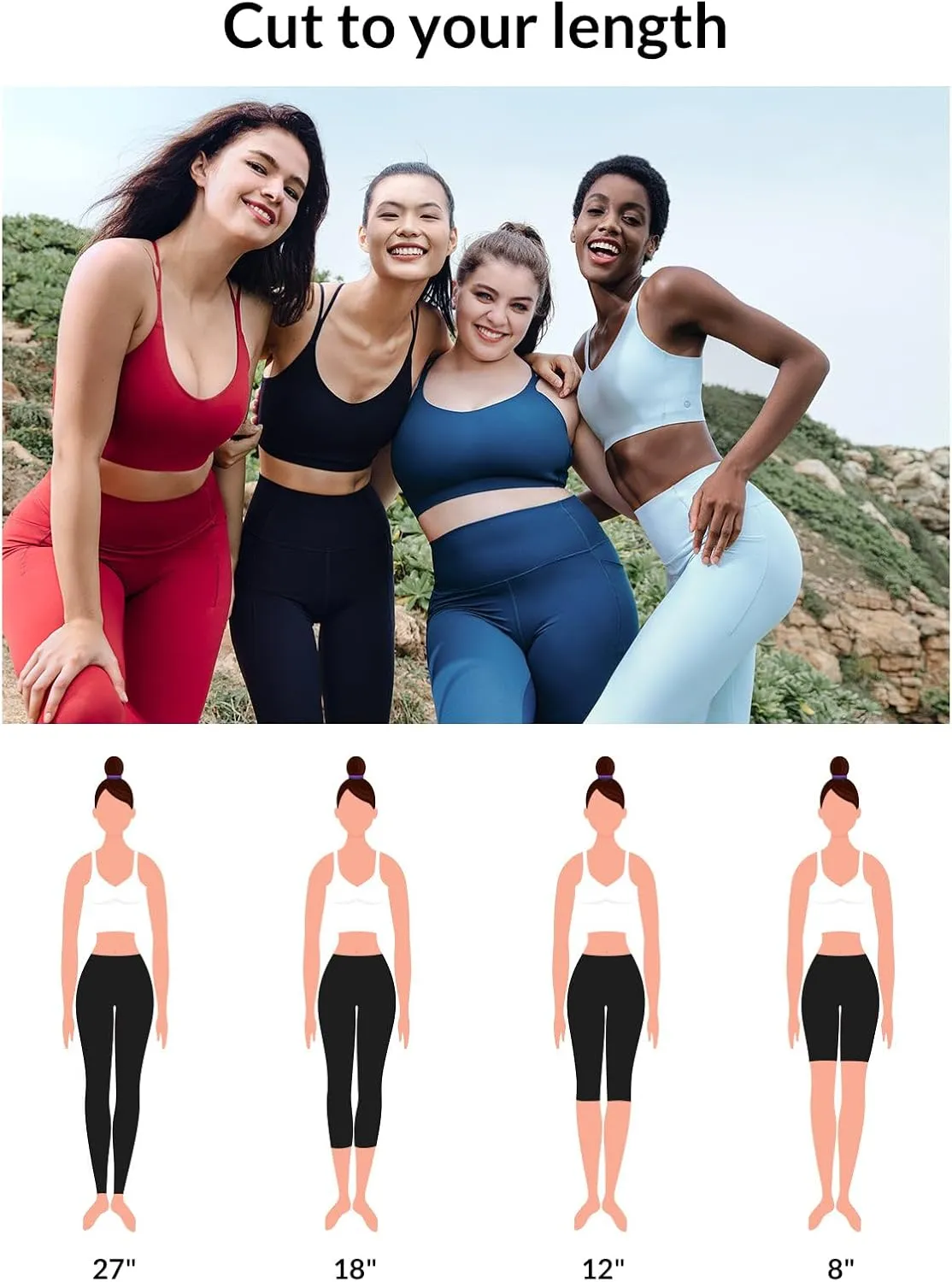 baleaf Freeleaf Women's 7/8 Yoga Leggings with Pockets, High Waisted 27" Workout Lounge Leggings Cozy Soft Athletic Pants