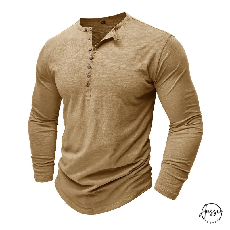 Bamboo Cotton Long-Sleeve Shirt