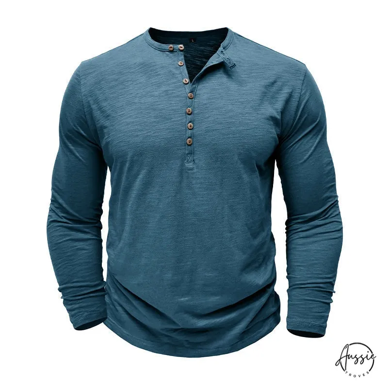 Bamboo Cotton Long-Sleeve Shirt