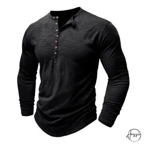 Bamboo Cotton Long-Sleeve Shirt
