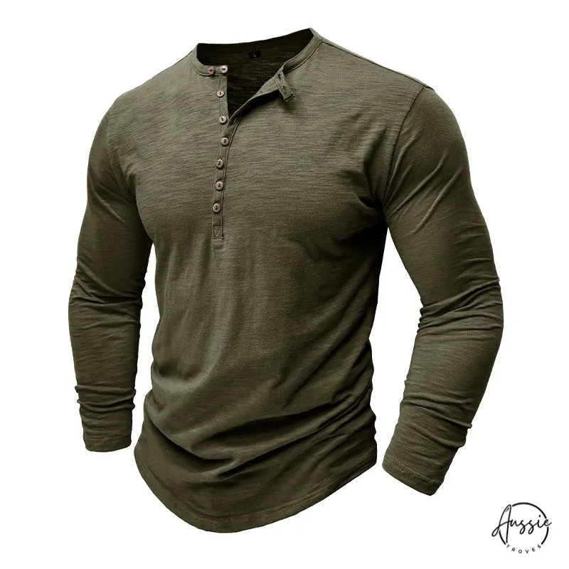 Bamboo Cotton Long-Sleeve Shirt