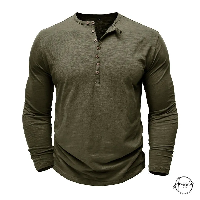 Bamboo Cotton Long-Sleeve Shirt
