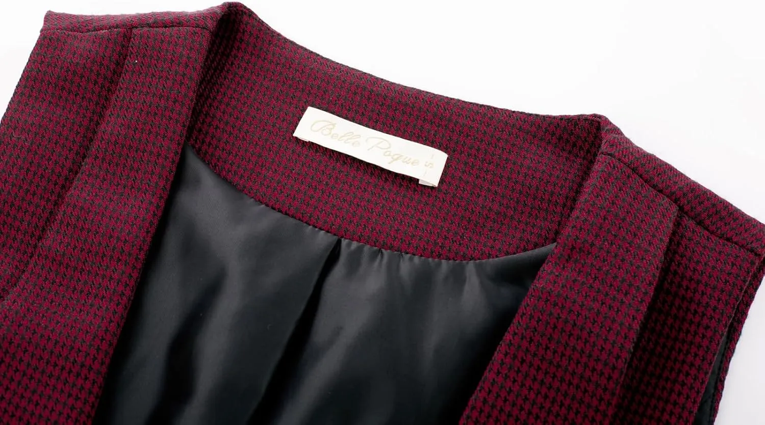 Belle Poque Women's Vintage Waistcoat Vest Suit Vests Double Breasted Sleeveless Blazer Coats