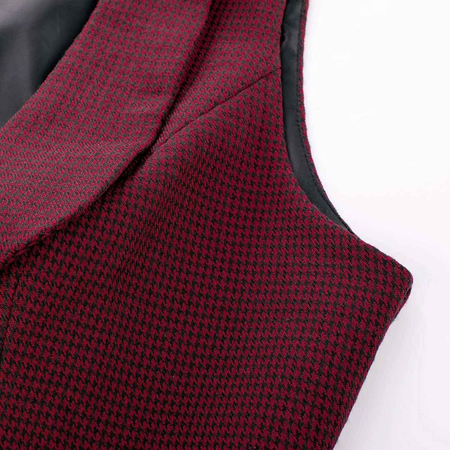 Belle Poque Women's Vintage Waistcoat Vest Suit Vests Double Breasted Sleeveless Blazer Coats