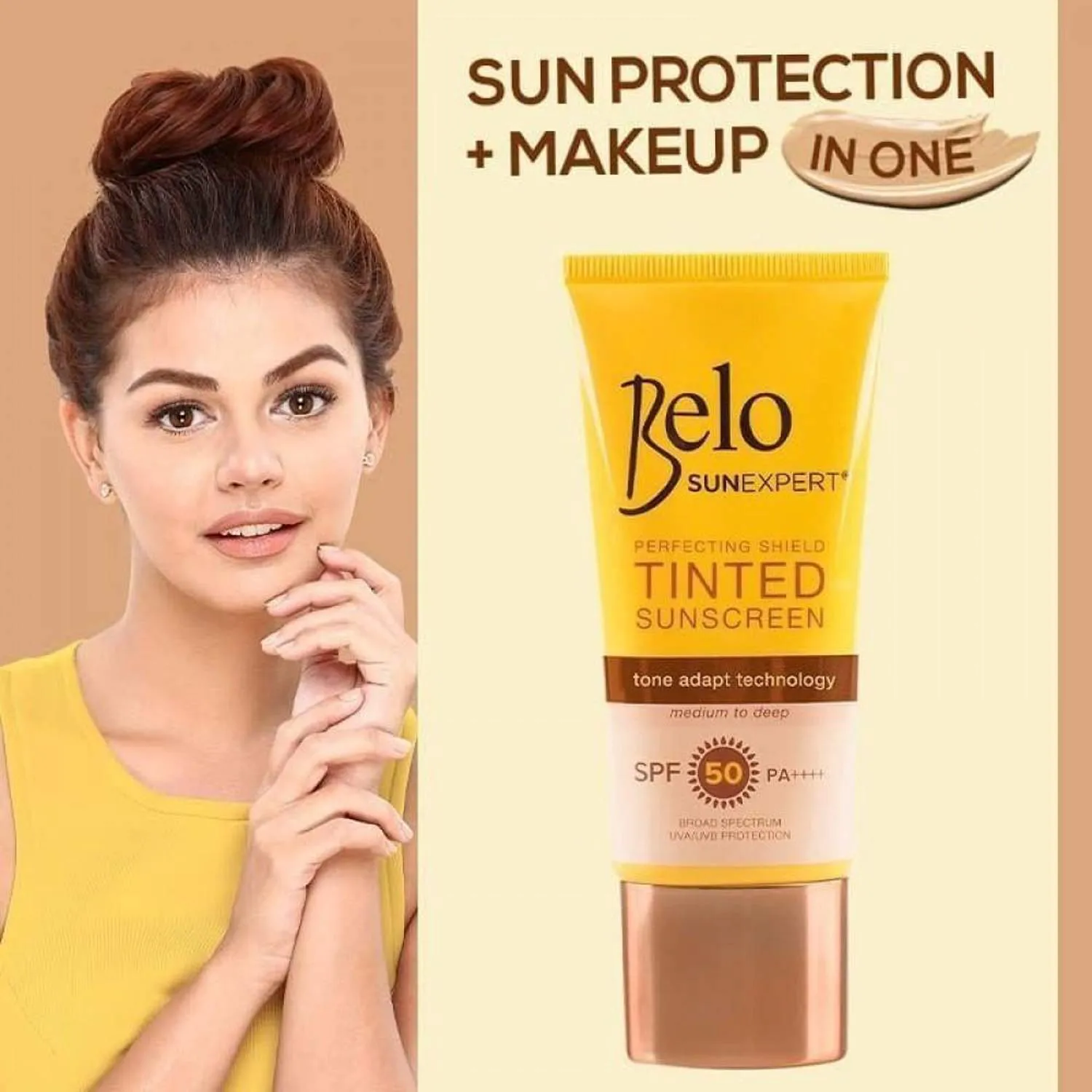 Belo SunExpert Perfecting Shield Tinted Sunscreen SPF50 PA     50ml