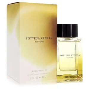 Bottega Veneta Illusione by Bottega Veneta Eau De Toilette Spray 3 oz for Men FX-548886