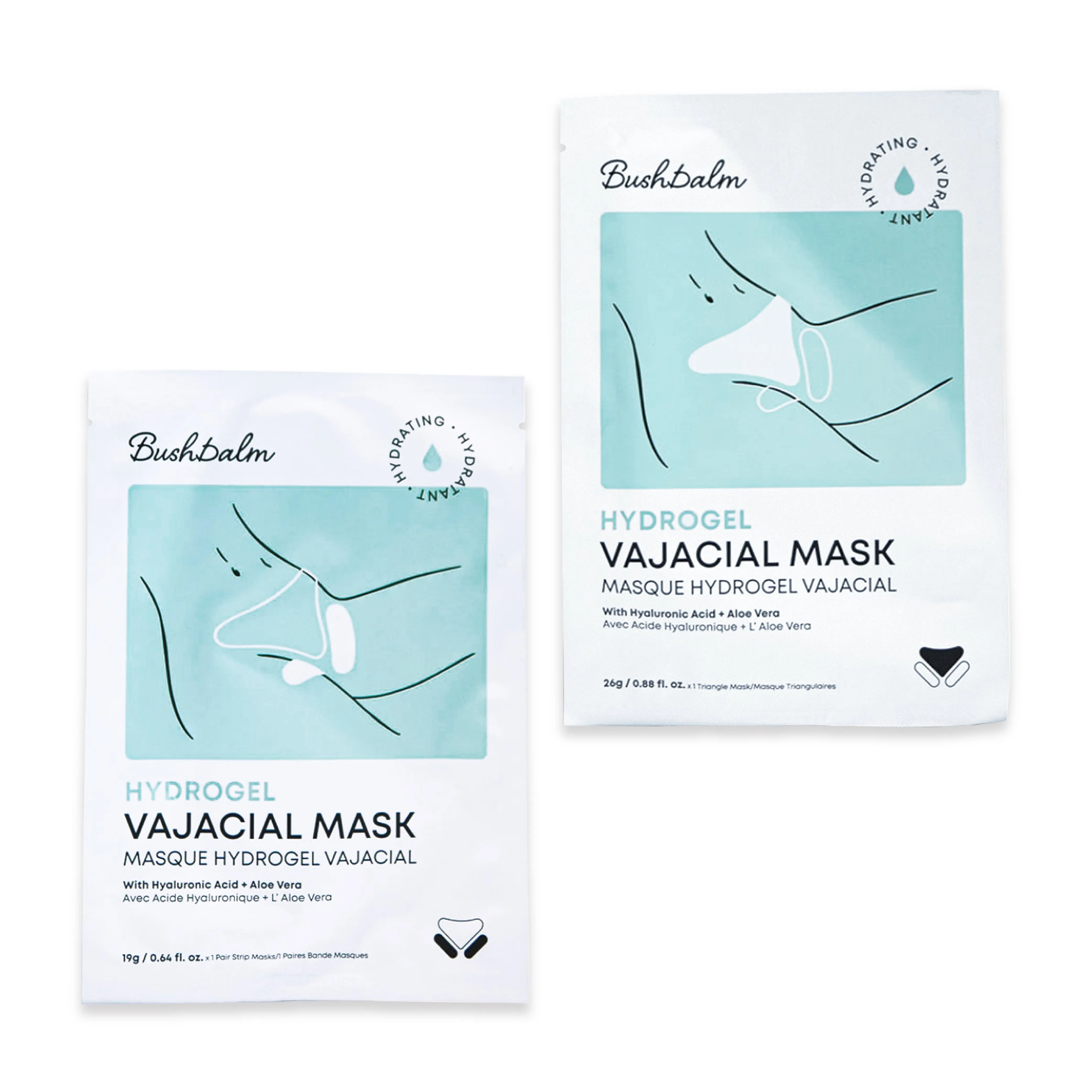 Bushbalm Hydrogel Vajacial Mask Set
