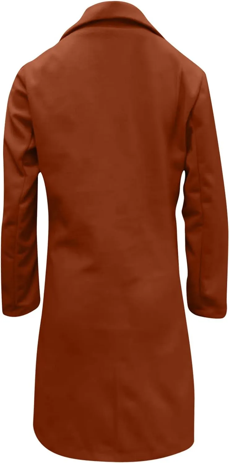 Business Casual Blazers & Tops - Women's Trench Coat Jackets