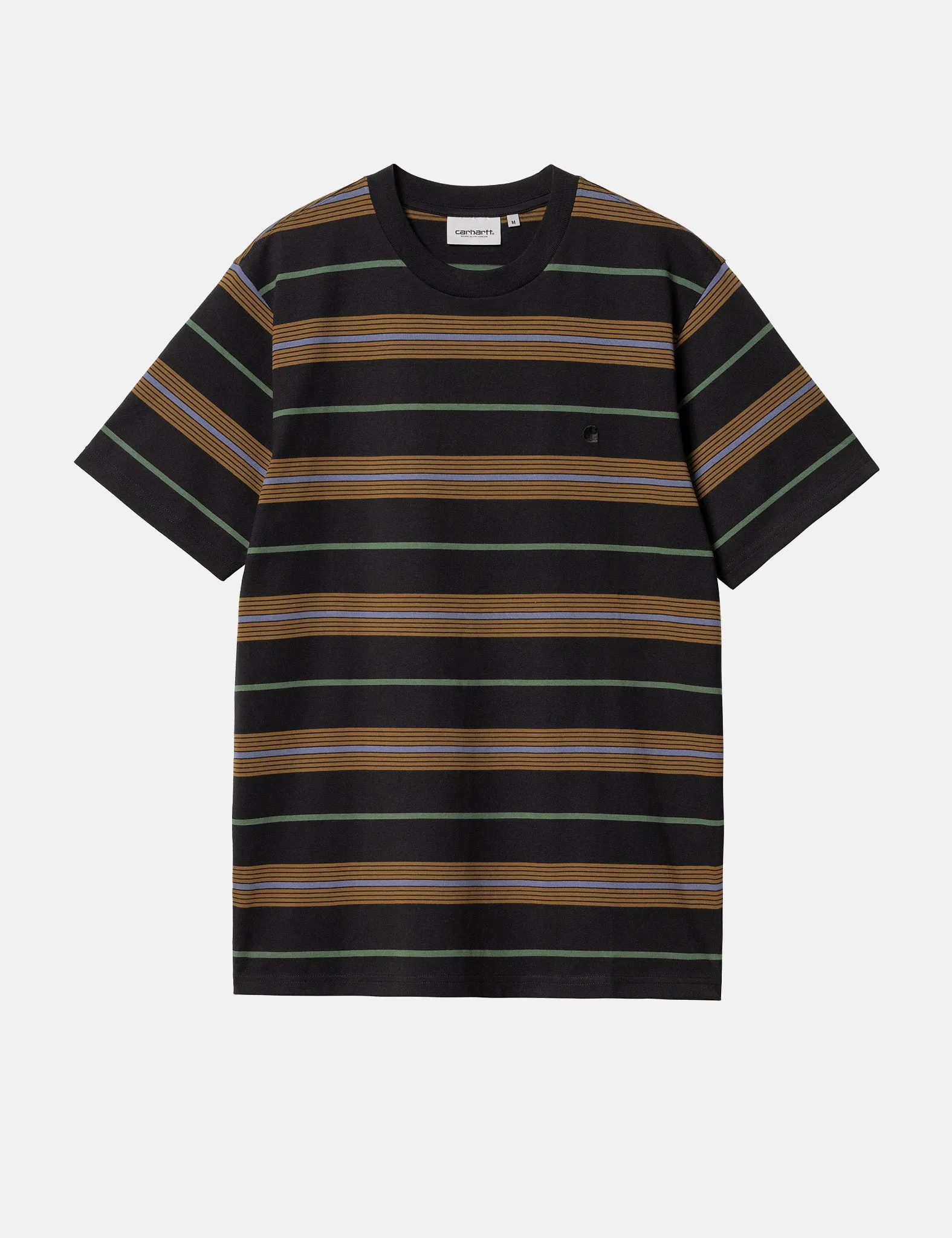 Carhartt-WIP Haynes Stripe T-Shirt - Black