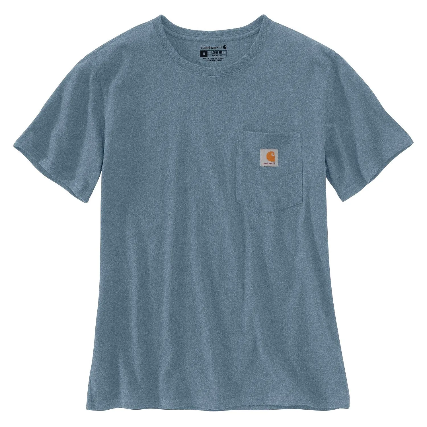 Carhartt Women's Short Sleeve Pocket T-Shirt_Thundercloud Heather