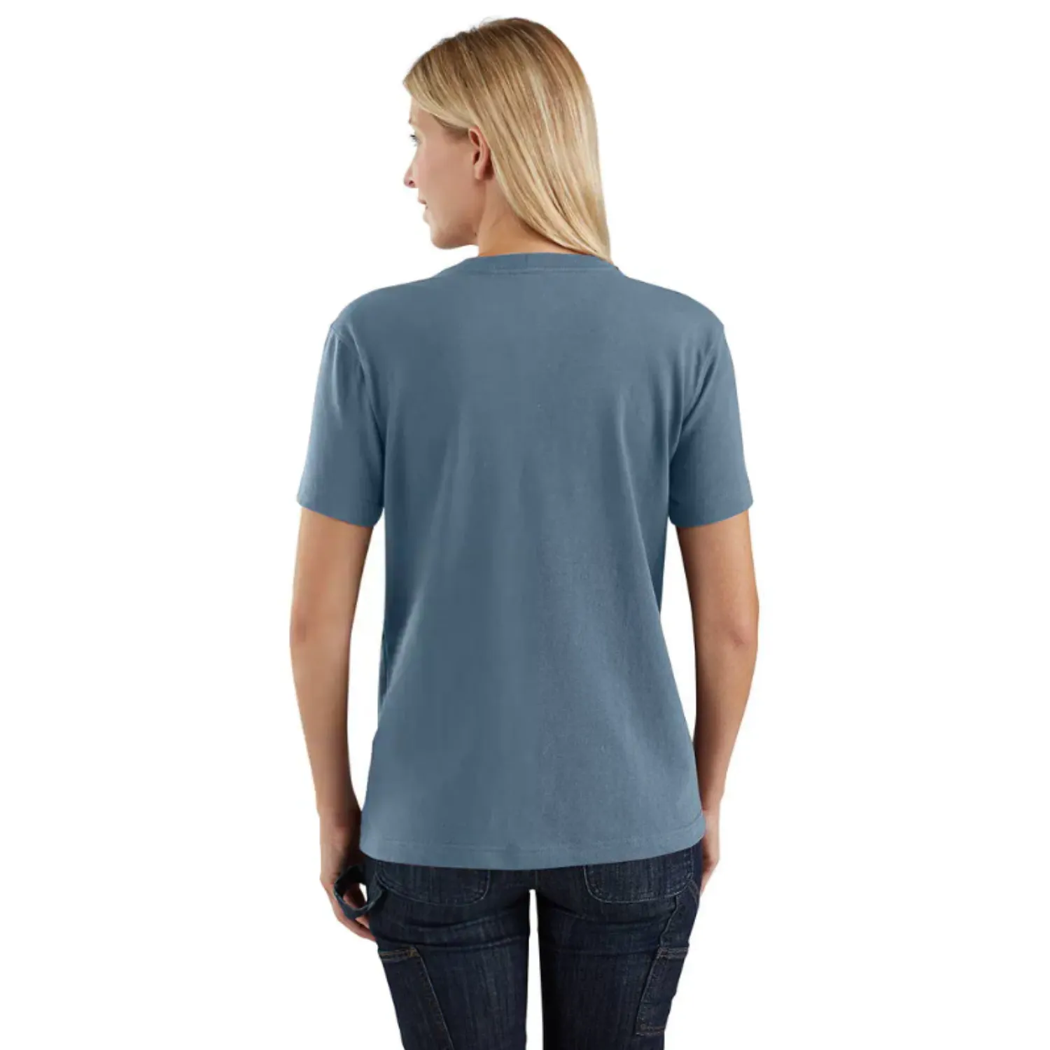 Carhartt Women's Short Sleeve Pocket T-Shirt_Thundercloud Heather