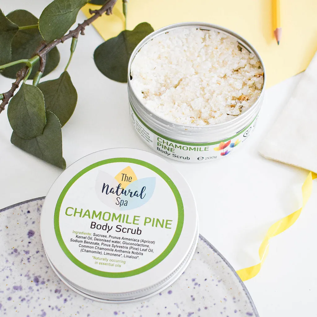 Chamomile Pine Body Scrub - 3 different size option