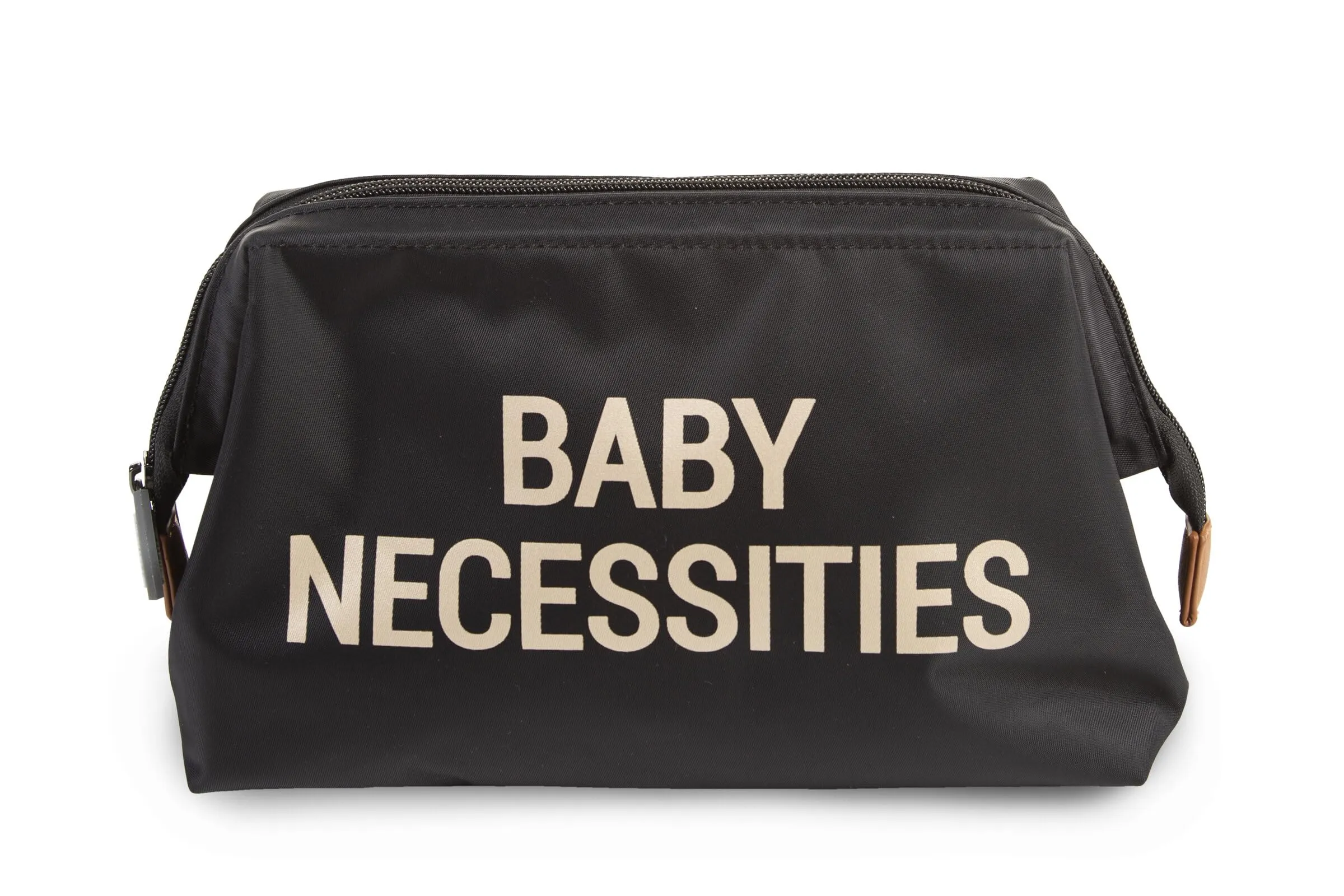 Childhome Baby Necessities Toiletry Bag, Baby Zipper Travel Toiletry Bag, Makeup Travel Pouch, Baby Essentials Must Haves, Black Gold