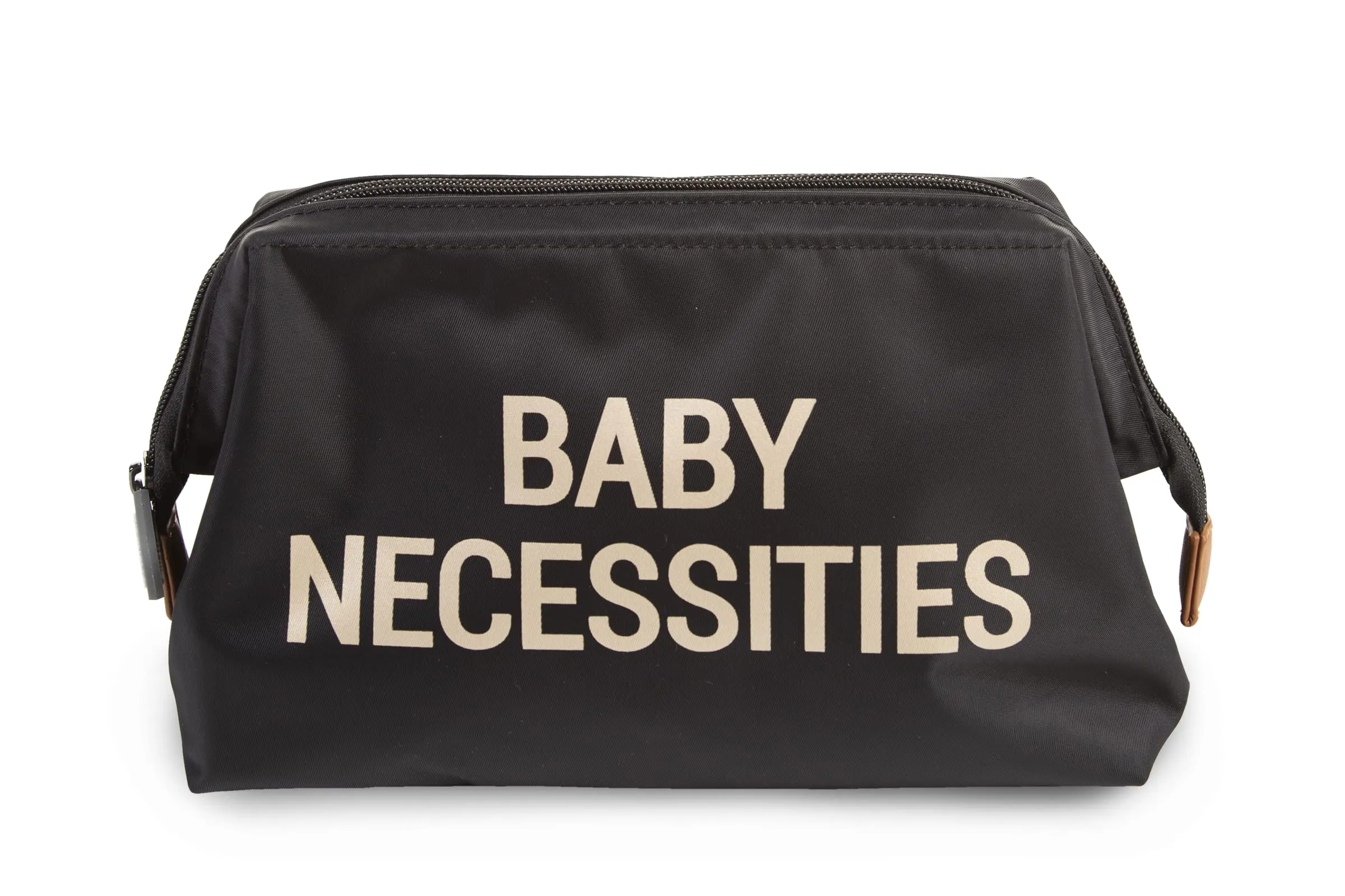 Childhome Baby Necessities Toiletry Bag, Baby Zipper Travel Toiletry Bag, Makeup Travel Pouch, Baby Essentials Must Haves, Black Gold