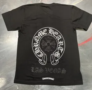 Chrome Hearts Horseshoe Las Vegas Pocket T-Shirt - Black/White/Black