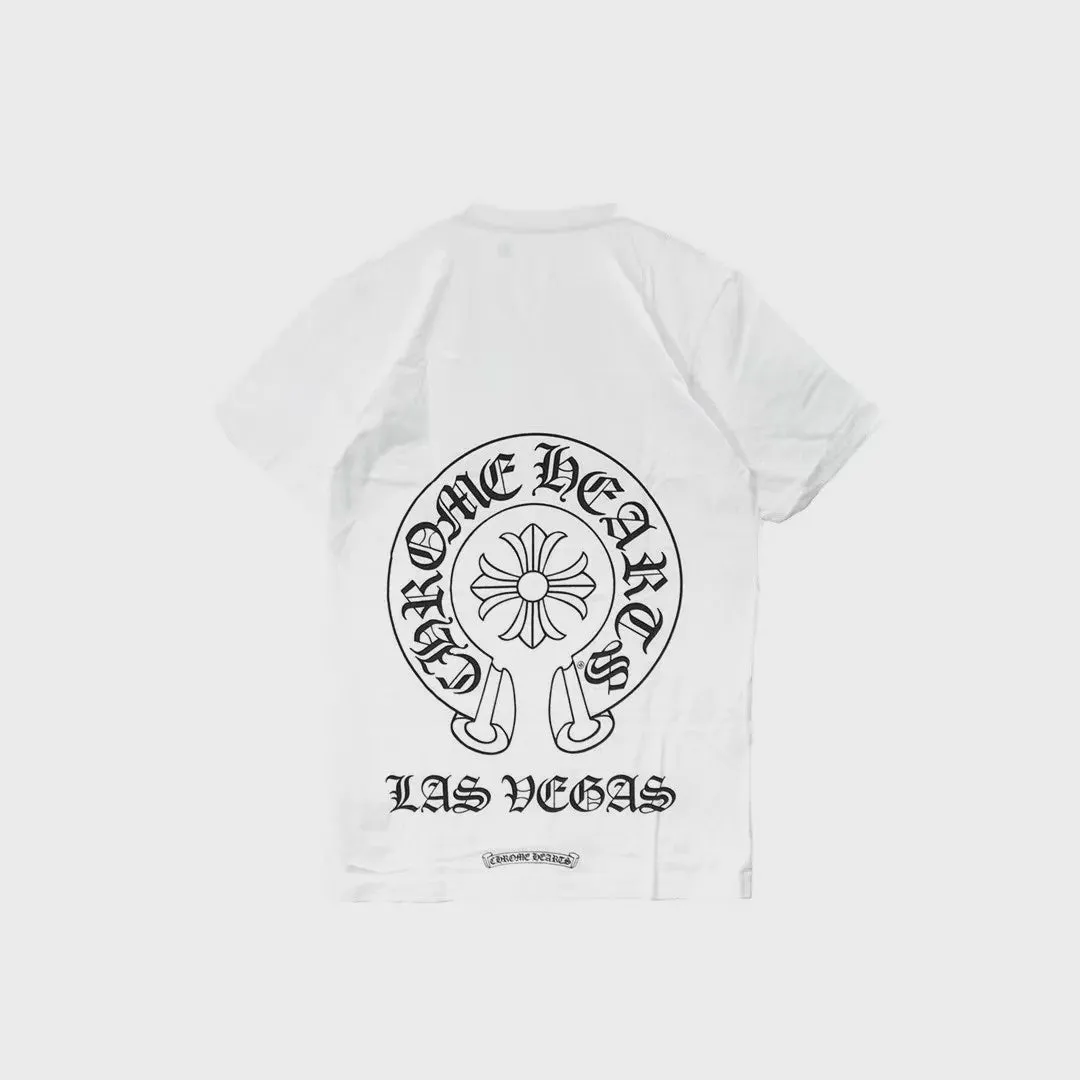 Chrome Hearts Las Vegas Exclusive Horseshoe Pocket T-Shirt - White