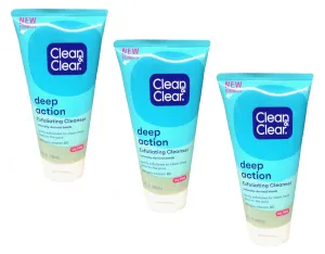 Clean & Clear Exfoliating Facial Cleanser, Oil-Free
