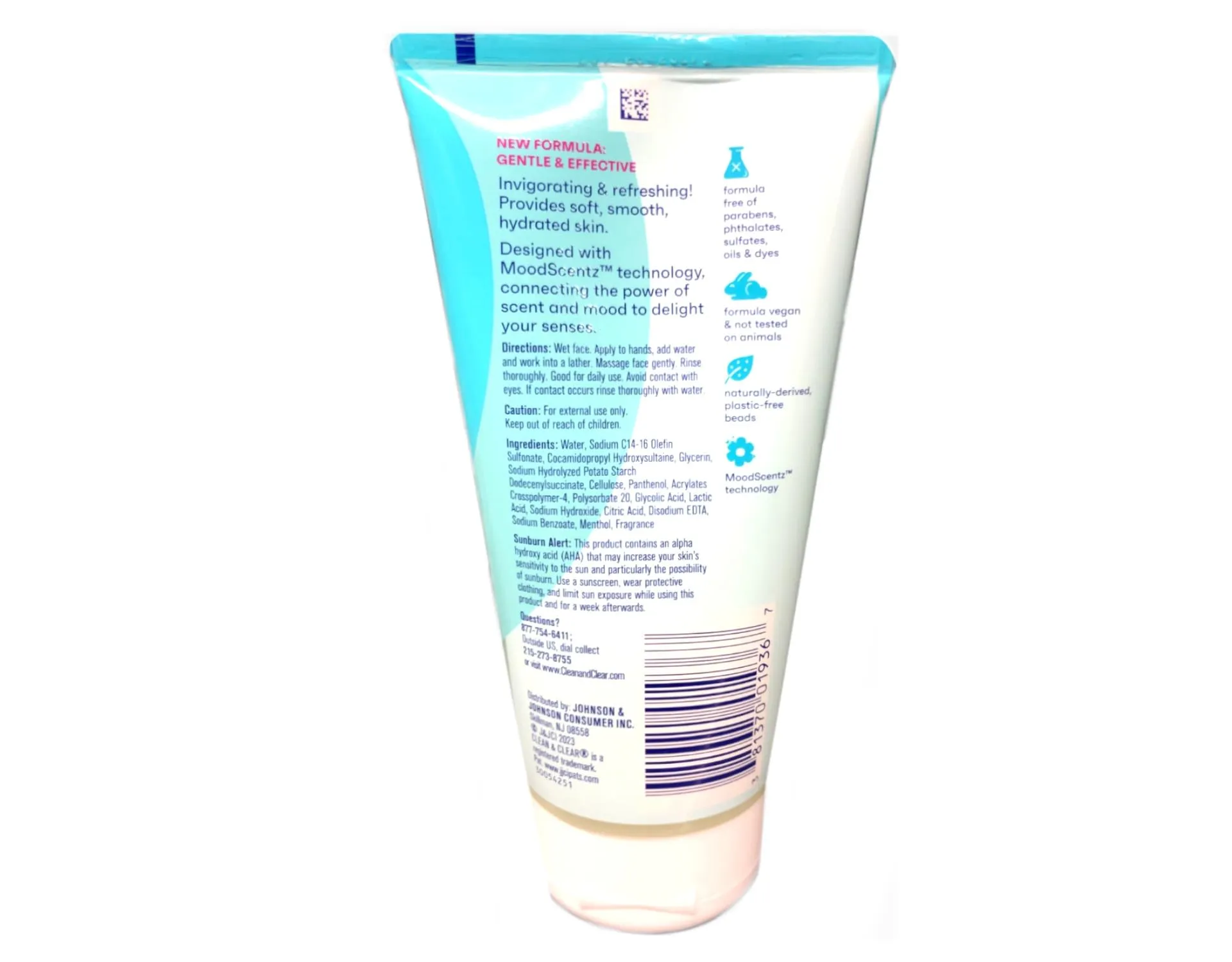 Clean & Clear Exfoliating Facial Cleanser, Oil-Free