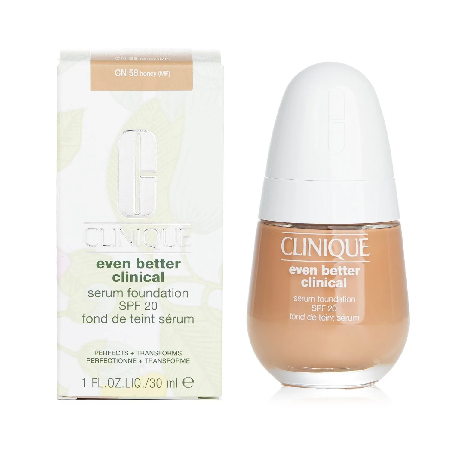 Clinique - Even Better Clinical Serum Foundation SPF 20 - # CN 58 Honey  - 30ml/