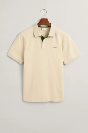 Contrast Pique Polo Shirt
