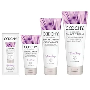 Coochy Intimate Shaving Cream | Shave Conditioner & Moisturizer for Face & Body | Ideal for Sensitive Skin Care, Anti-Bump | Floral Haze, 3.4 oz