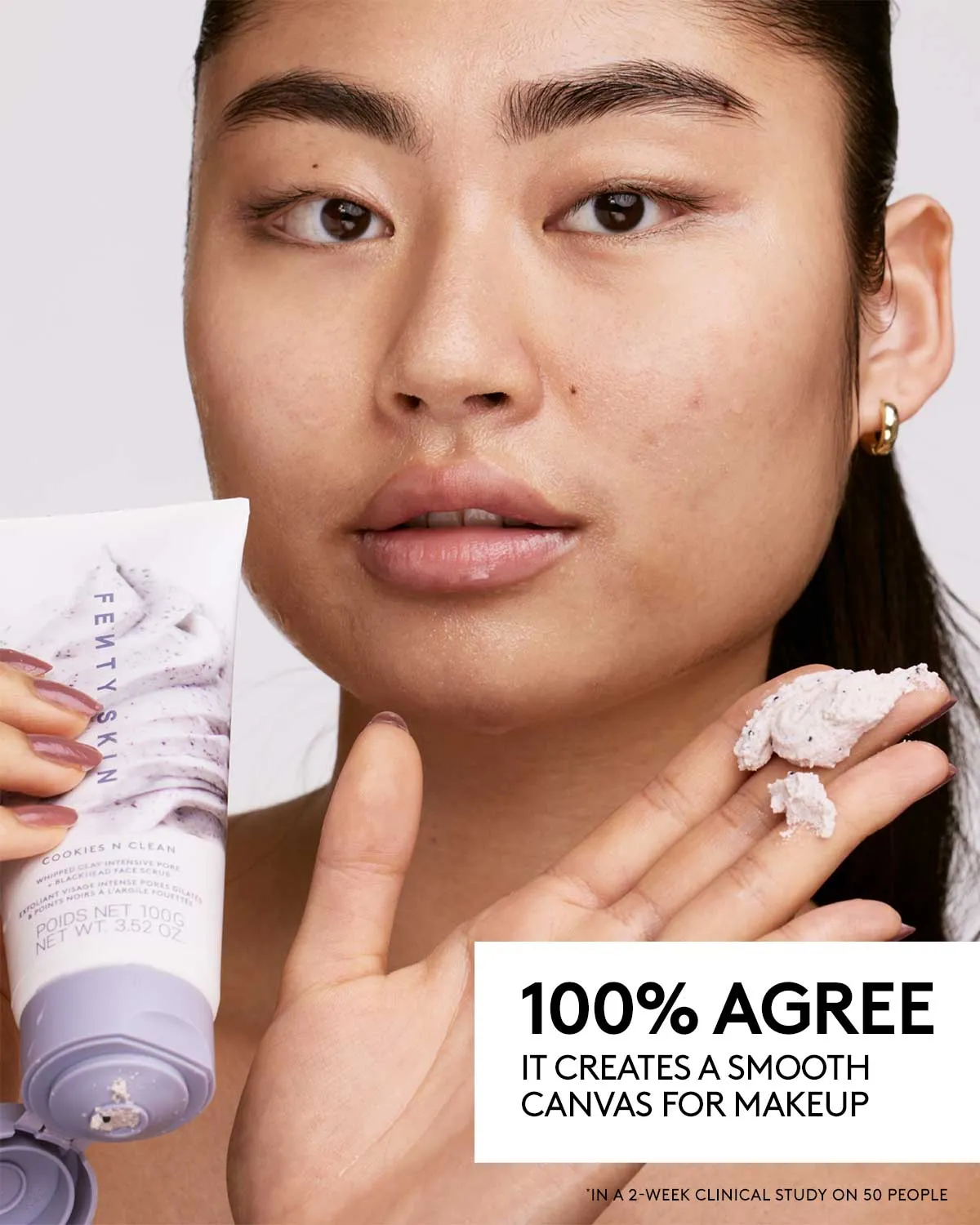 Cookies N Clean Whipped Clay Intensive Pore   Blackhead Face Scrub