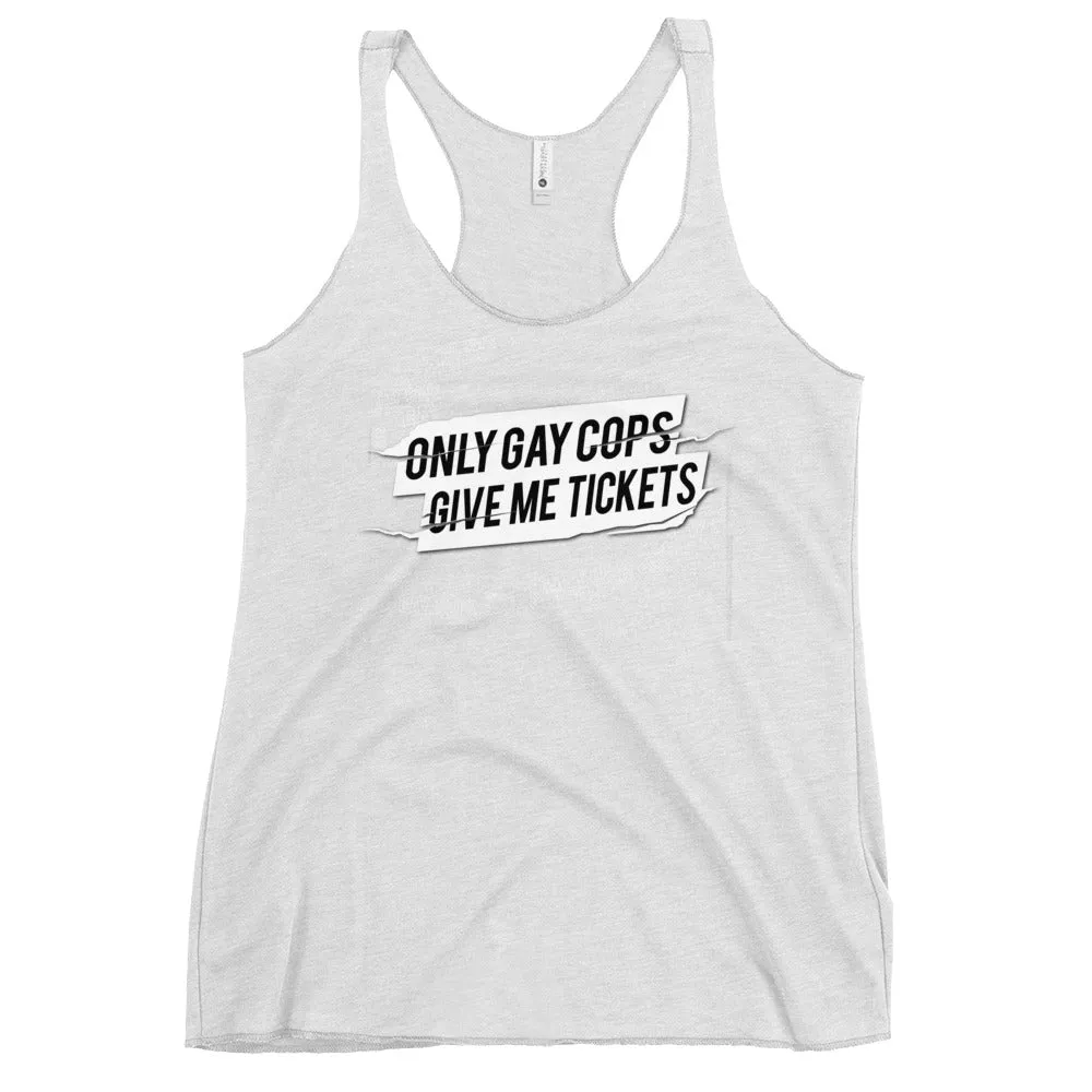 Cops Tickets Women's Tank