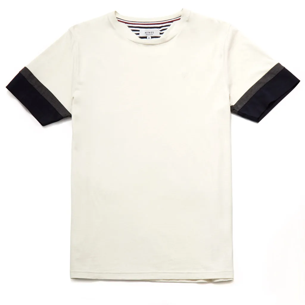 Corville Cotton T-Shirt With Sleeve Detail