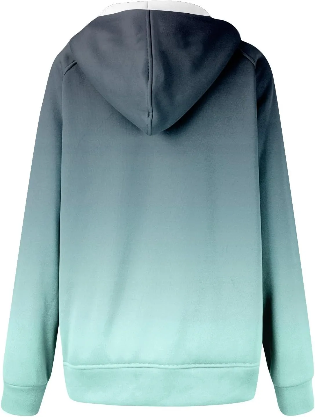 COTECRAM Womens Full Zip Up Hoodie Long Sleeve Oversized Graphic Sweatshirt Fall Jacket with Pockets Fashion Clothes 2024