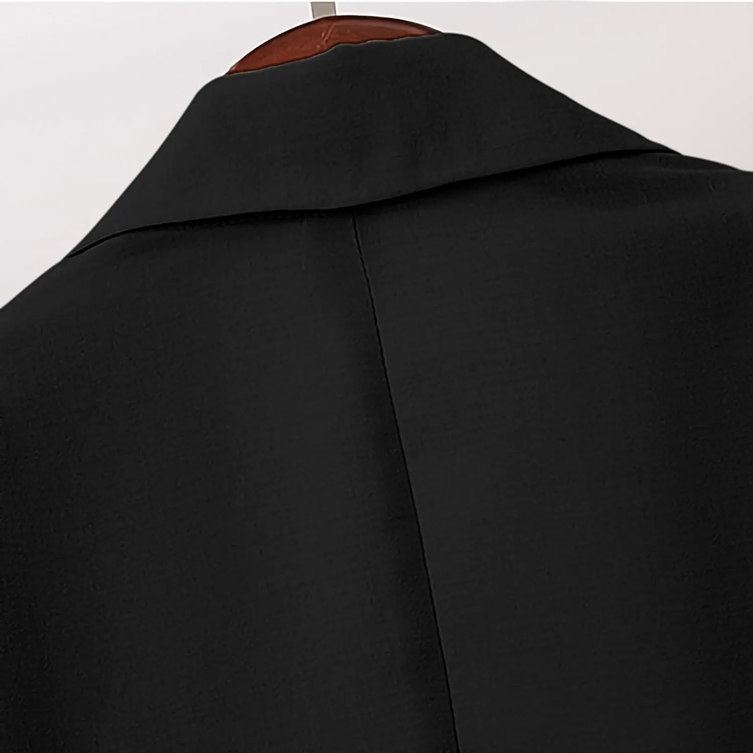 Cotton Linen Blazer for Womens Long Sleeve Stretchy Lightweight Casual Work Jacket Open Front 2024 Work Suit Jackets