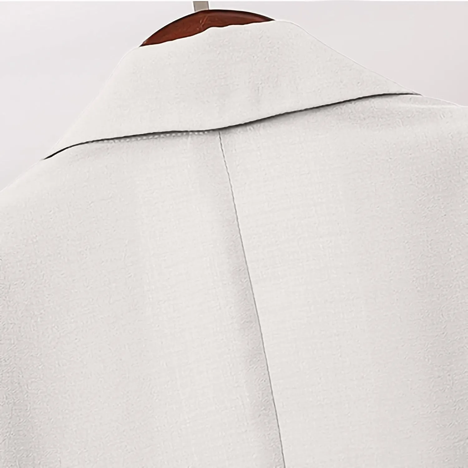 Cotton Linen Blazer for Womens Long Sleeve Stretchy Lightweight Casual Work Jacket Open Front 2024 Work Suit Jackets