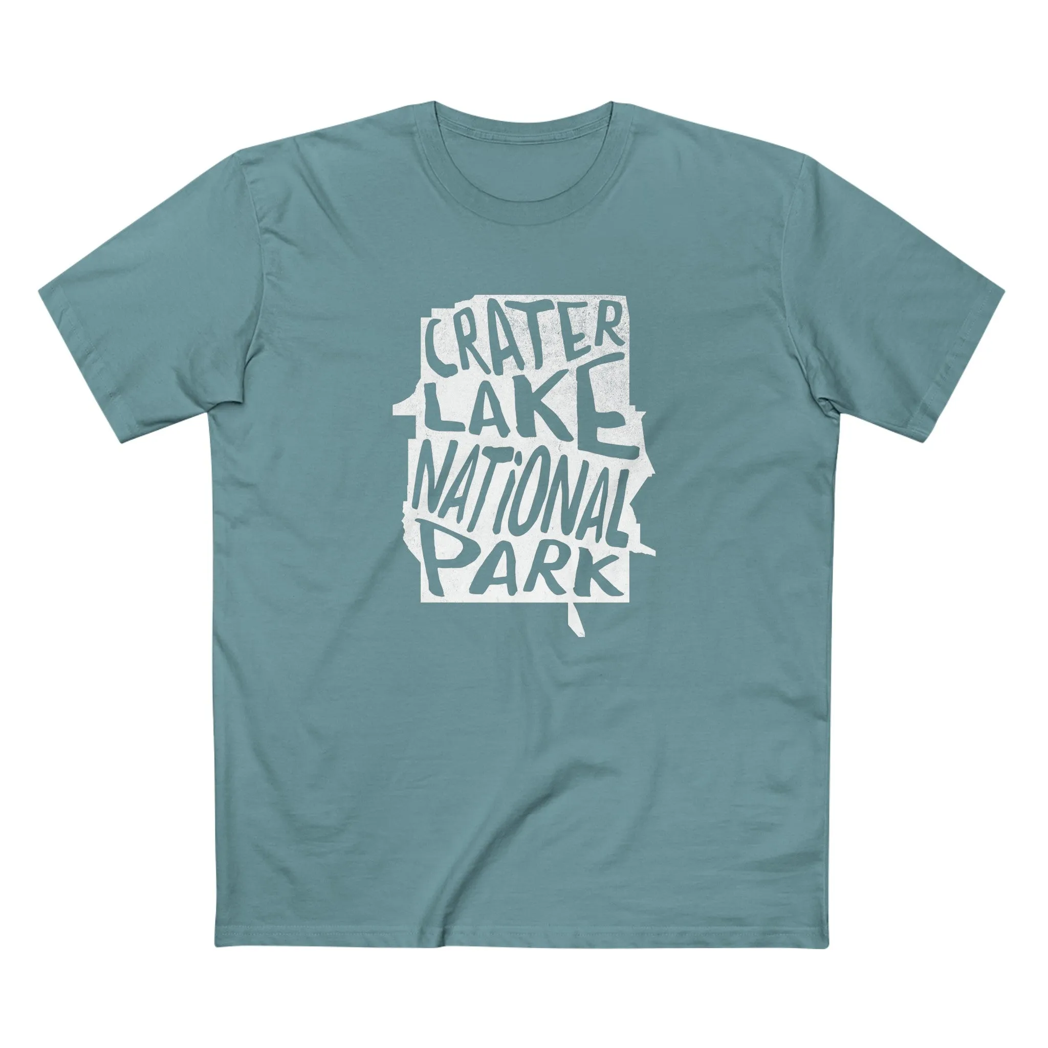Crater Lake National Park T-Shirt - Map