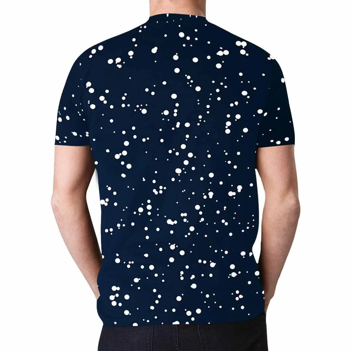 Custom Face Shirts Couple Christmas Print Men's All Over Print T-shirt with Personalized Pictures
