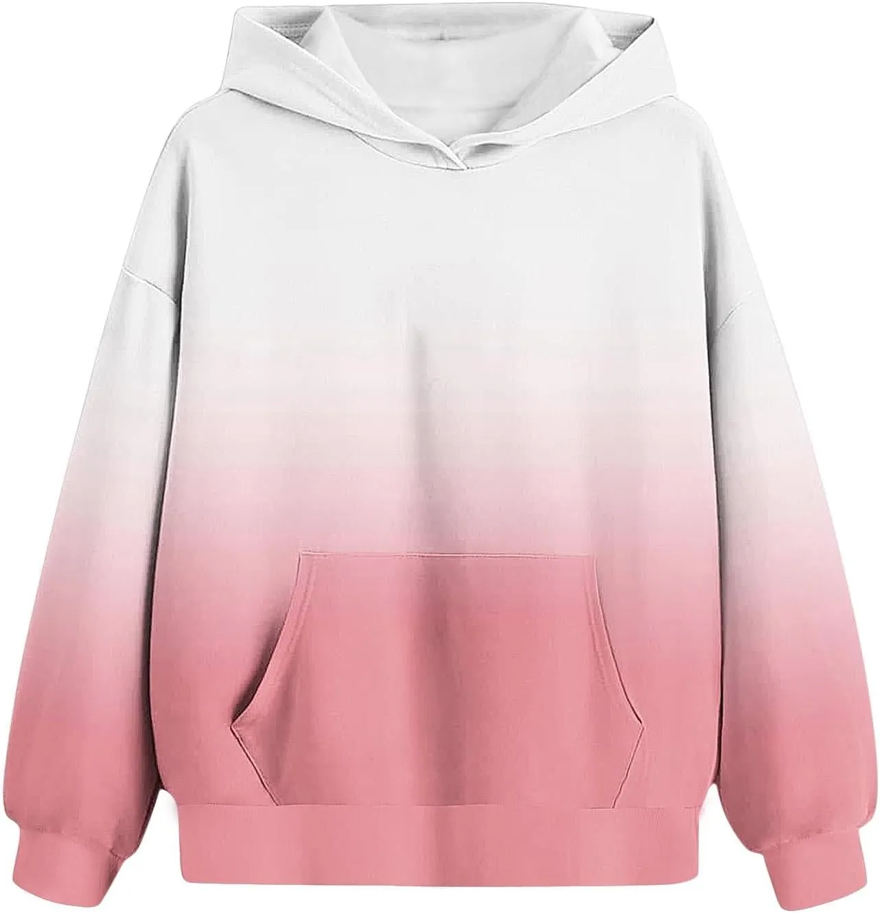 Cute Hoodies for Teen Girls Trendy Preppy Hoodies Y2k Sweatshirts Oversized Long Sleeve Shirts Casual Tie-Dye Outfits