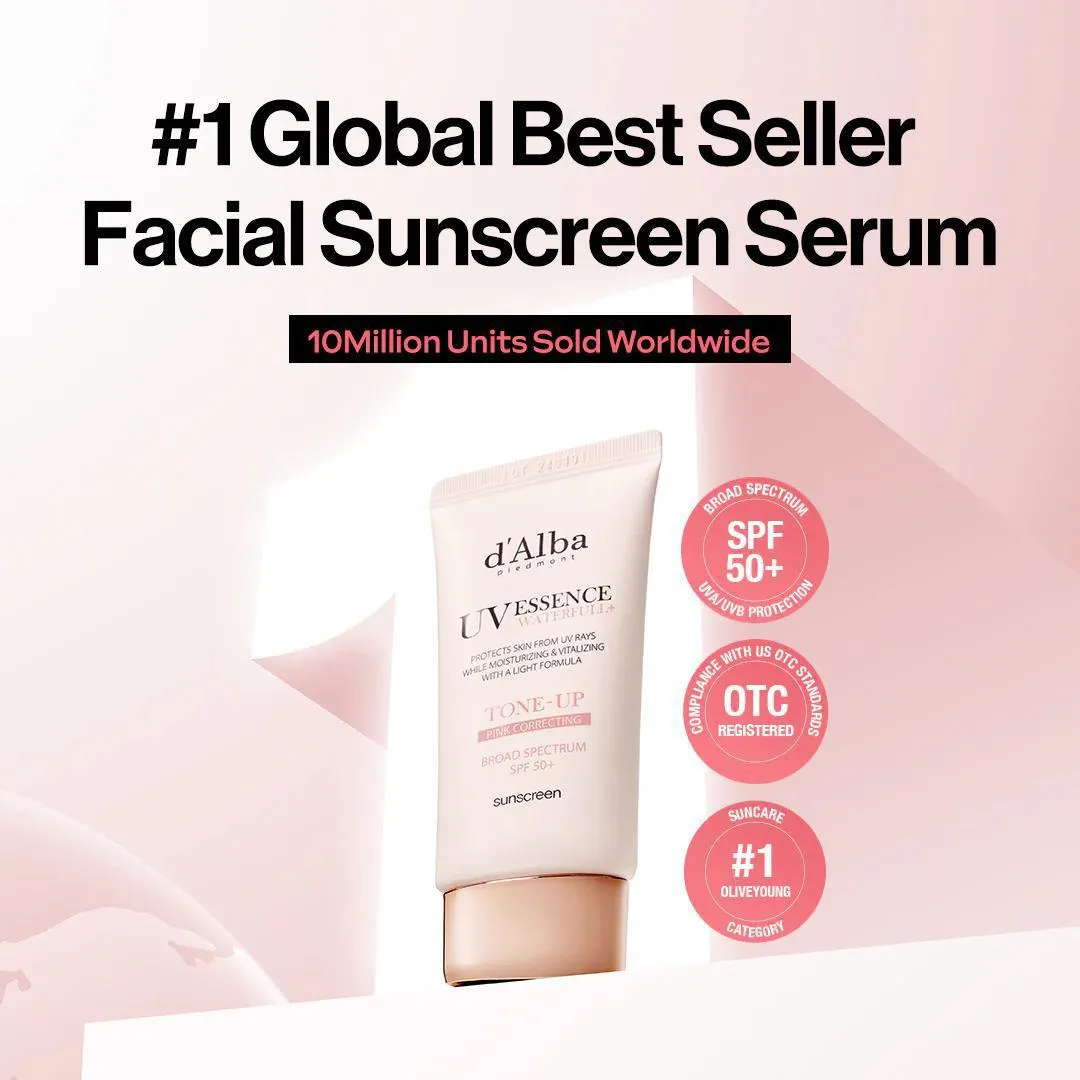 D'Alba Waterfull Tone-Up Sunscreen 黛尔珀水润亮肤防晒霜  SPF50  50mL