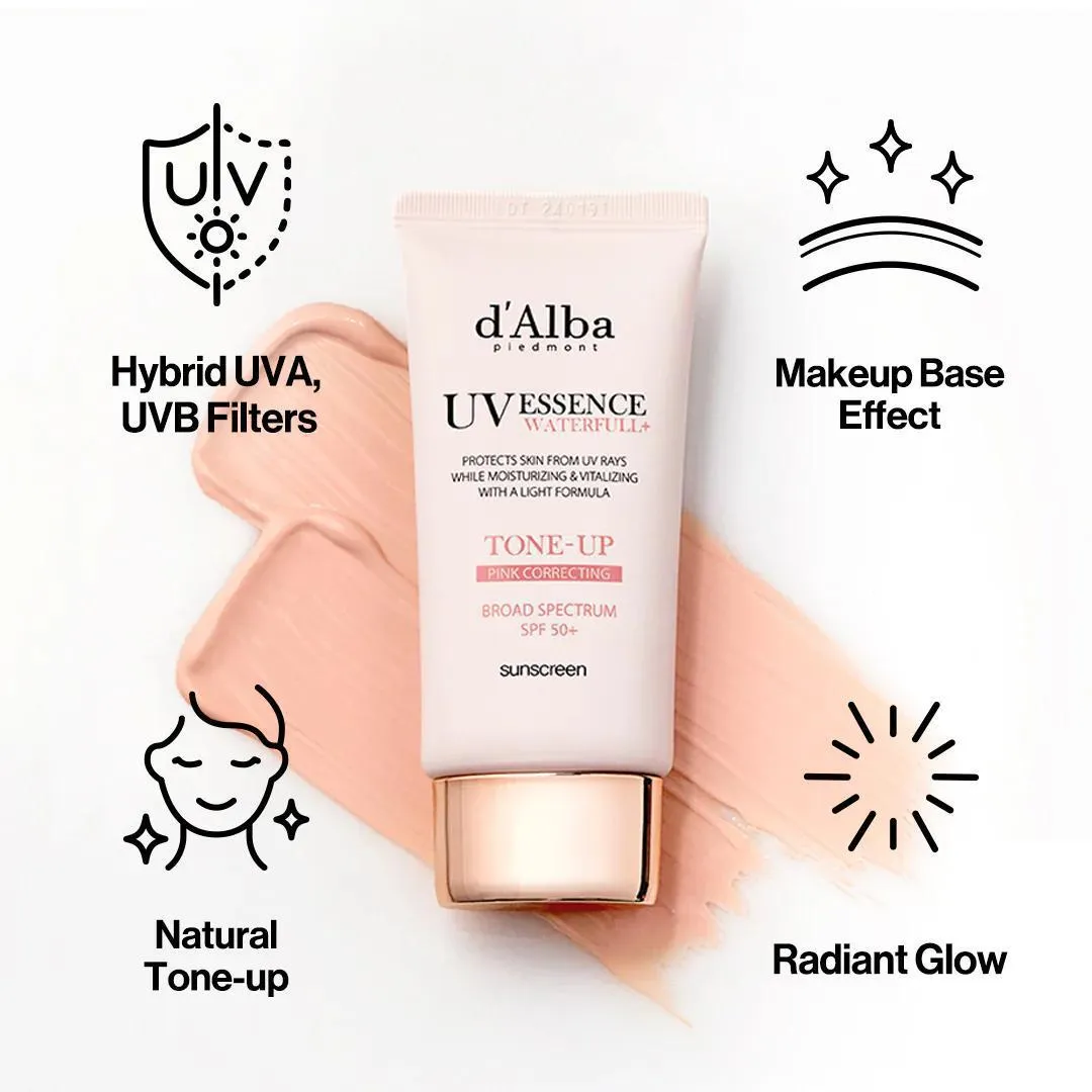 D'Alba Waterfull Tone-Up Sunscreen 黛尔珀水润亮肤防晒霜  SPF50  50mL